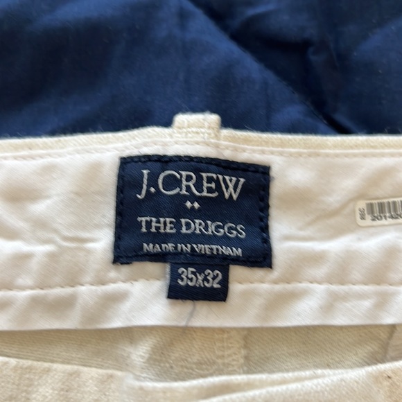 J. Crew | The Driggs | size 35 x 32 | White | never worn | Like New - Picture 7 of 12